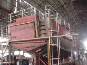 steel yacht construction