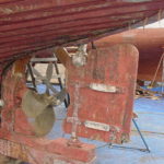 Displacement Hull Inboard Rudders