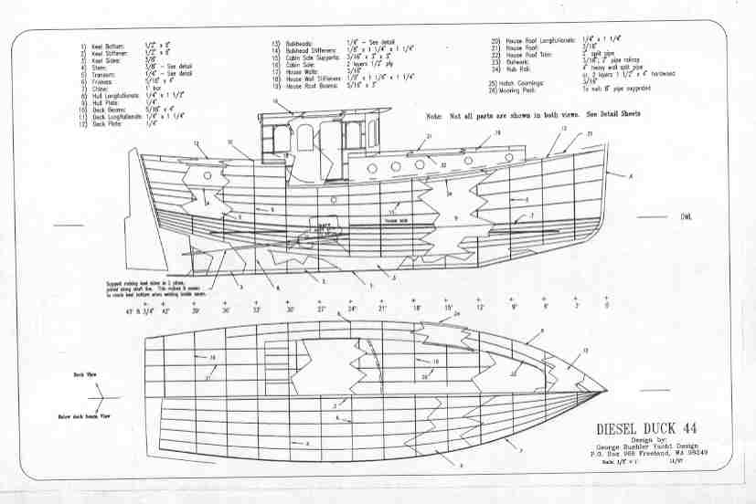 What's in a set of plans? – George Buehler Yacht Design